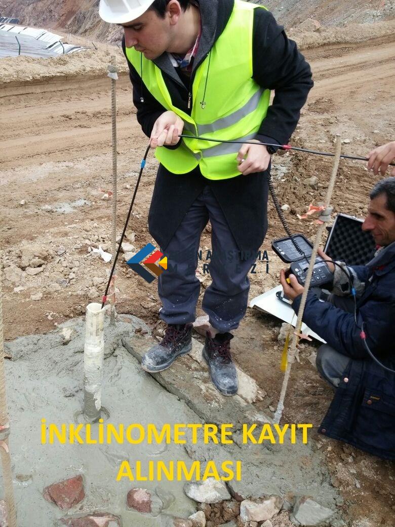inklinometre deneyi ve borusu