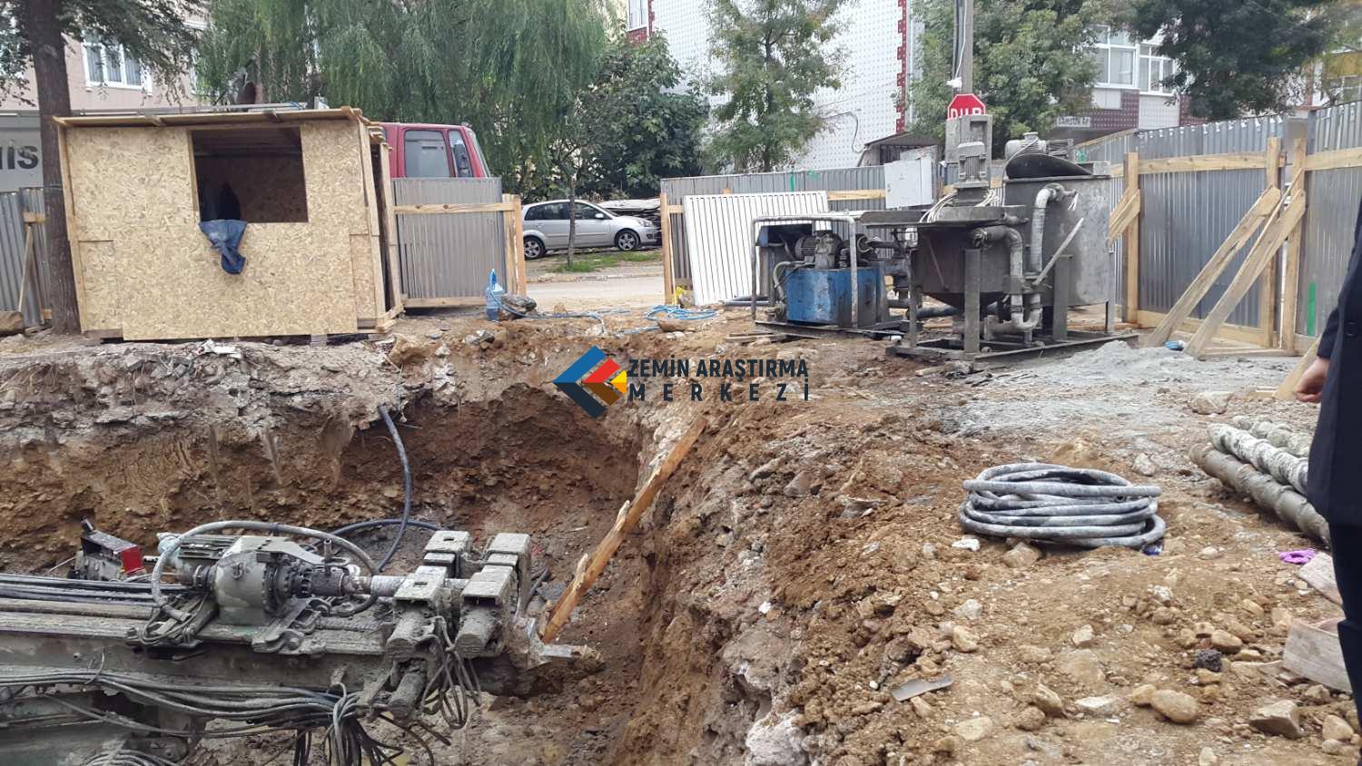 mini jet grout uygulaması