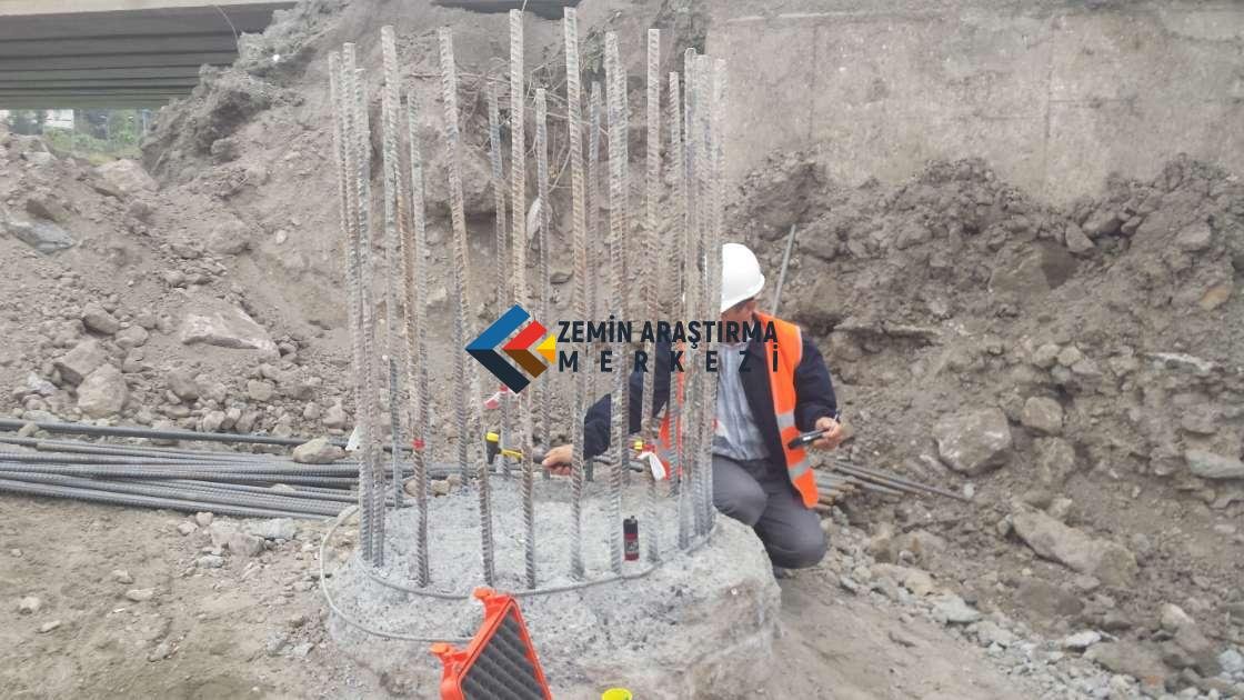 pit kazik sureksizlik deneyi (1) kazık bütünlük deneyi